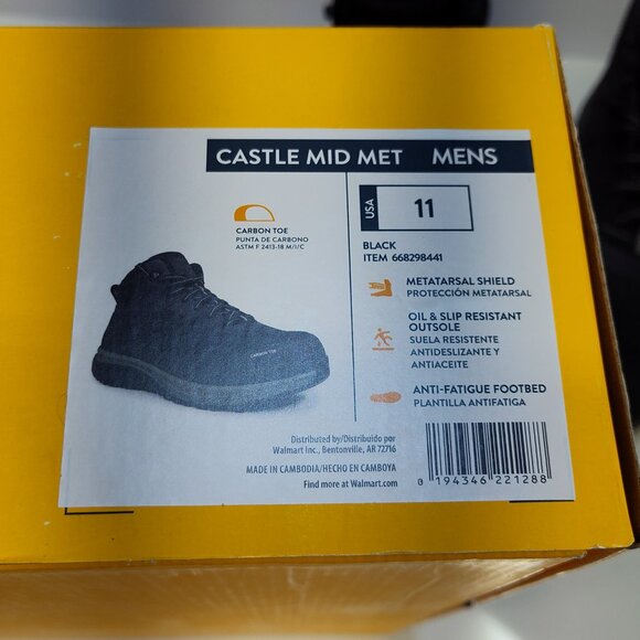 Herman Survivors Castle Carbon Safety Toe Men's 11 Work Shoes ASTM F2413-18 NIB - Picture 12 of 14